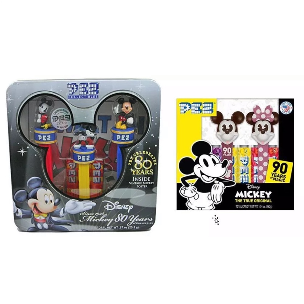 MICKEY MOUSE 80TH & 90 Birthday TIN BOXED SETS!